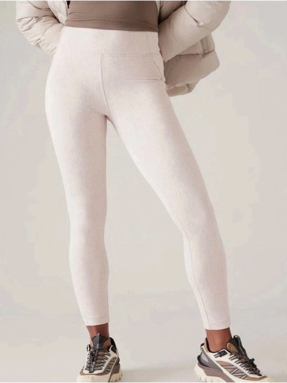 Athleta Delancey Skyline Textured Pull On  Leggings in Size Medium